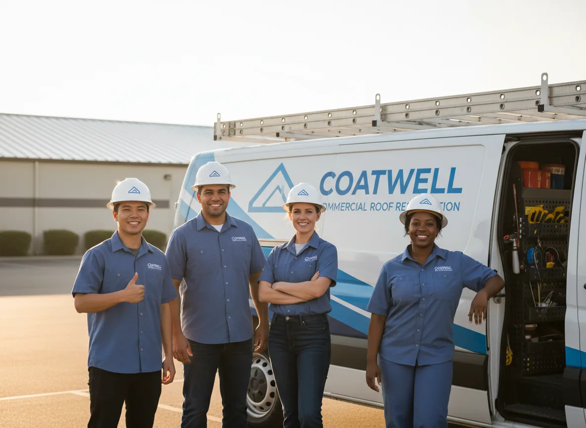 Commercial roof coating company in Newtonville, NJ
